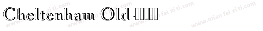 Cheltenham Old字体转换